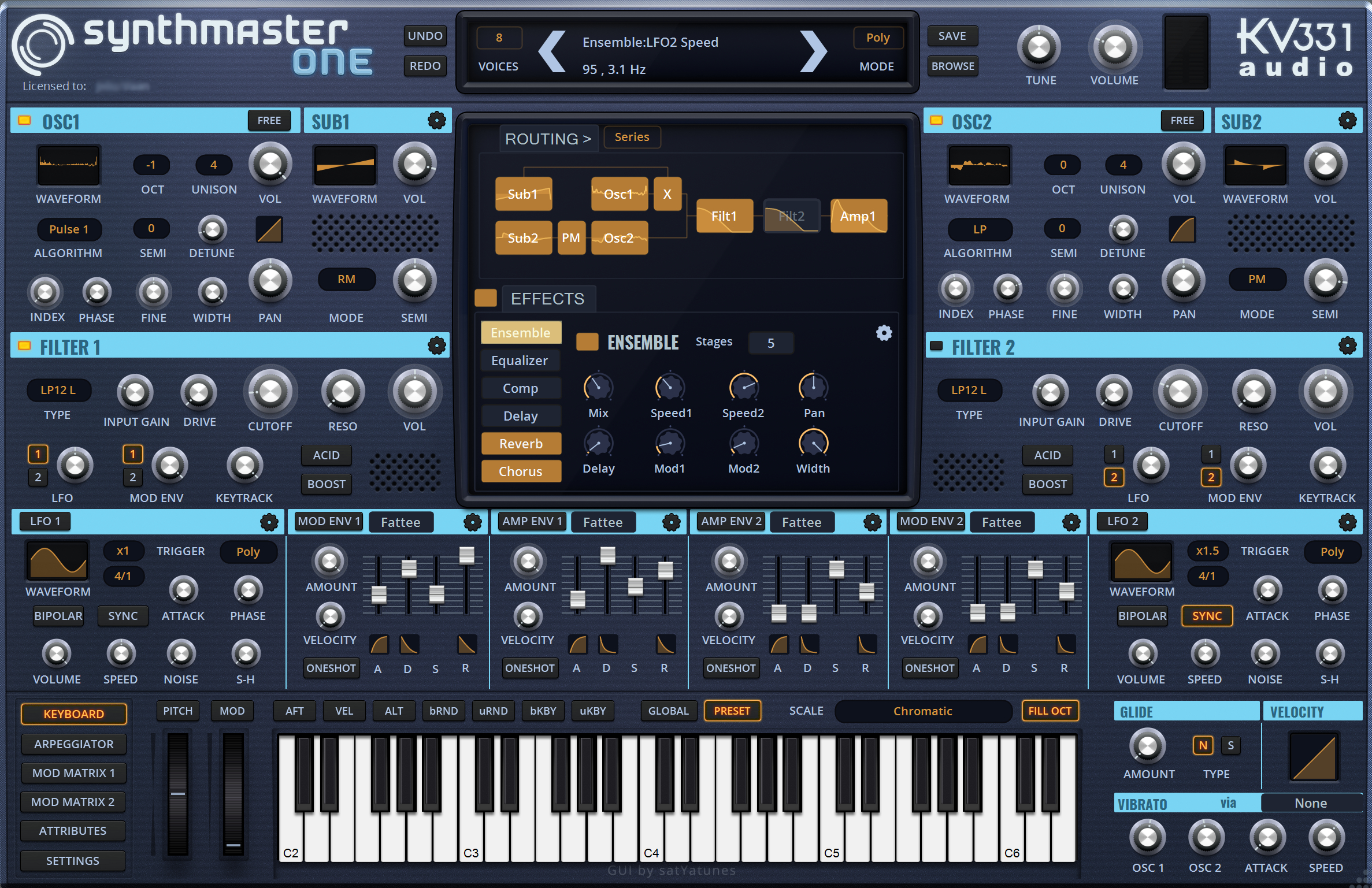 KV331 Synthmaster One