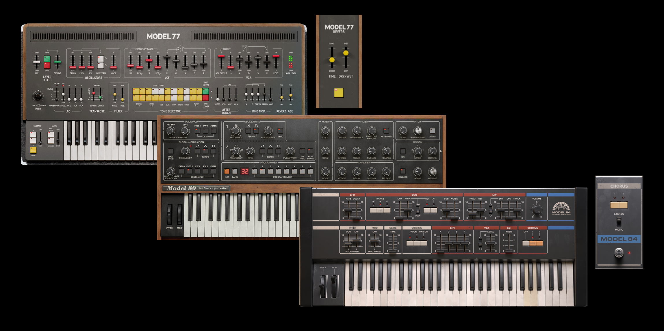 Softube Model 77, Model 80, Model 84