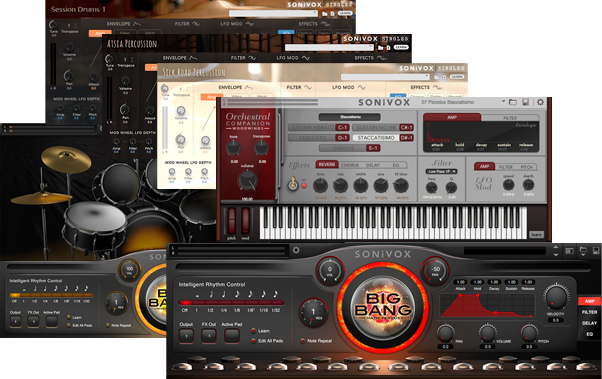 SONiVOX Big Bang Drums +  Cinematic + Strings + 3 Singles