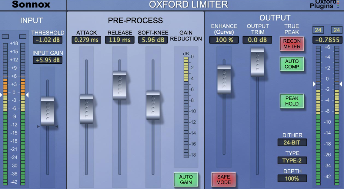 Sonnox Oxford Limiter