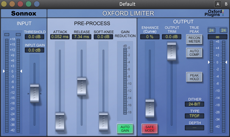 Sonnox Oxford Limiter