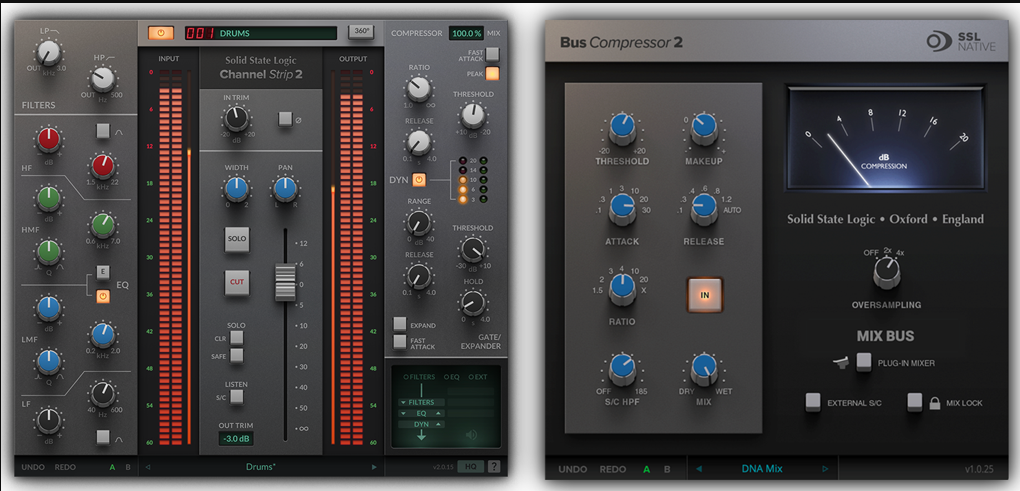 Solid State Logic SSL Channel Strip 2 + Bus Compressor 2