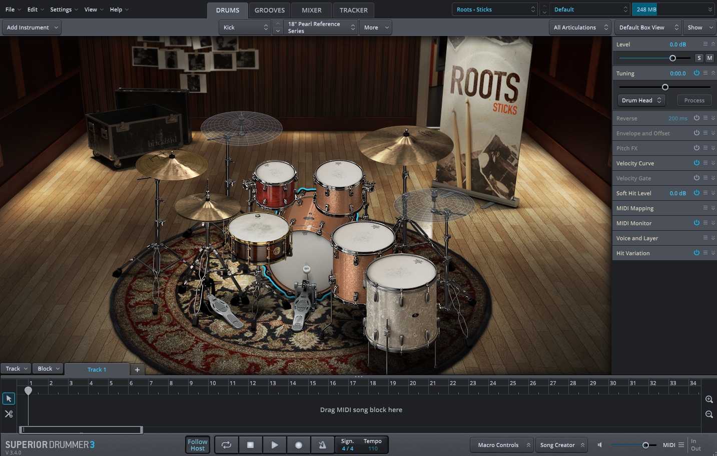 Toontrack SDX Roots - Sticks