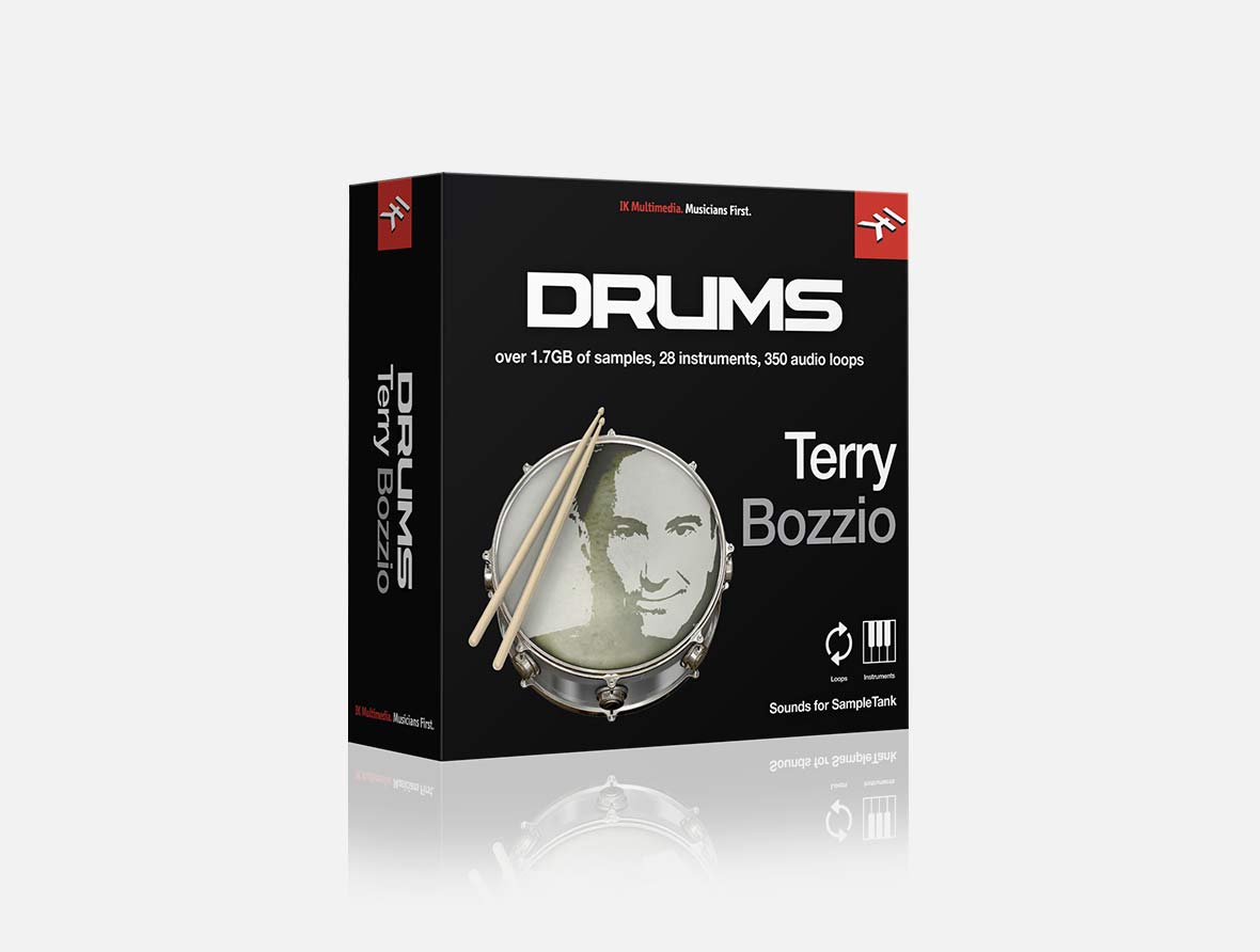 IK Multimedia Terry Bozzio drums (sampletank)