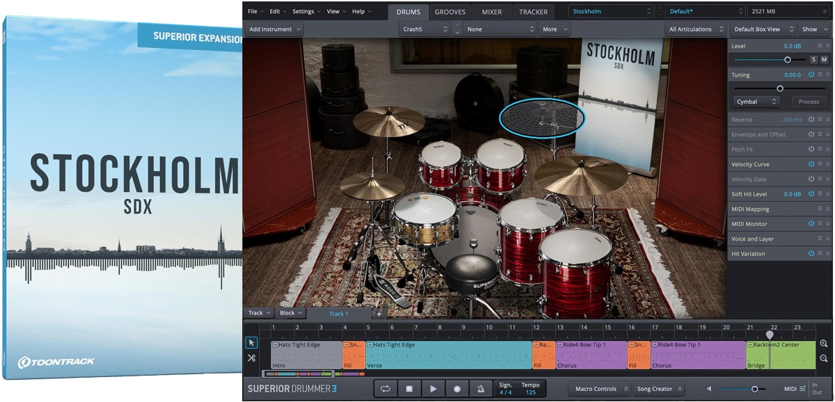 Toontrack SDX - Stockholm for Superior Drummer 3