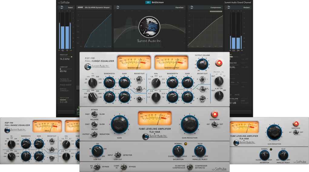 Softube Softube Summit Audio Grand Channel EQF100 + TLA100