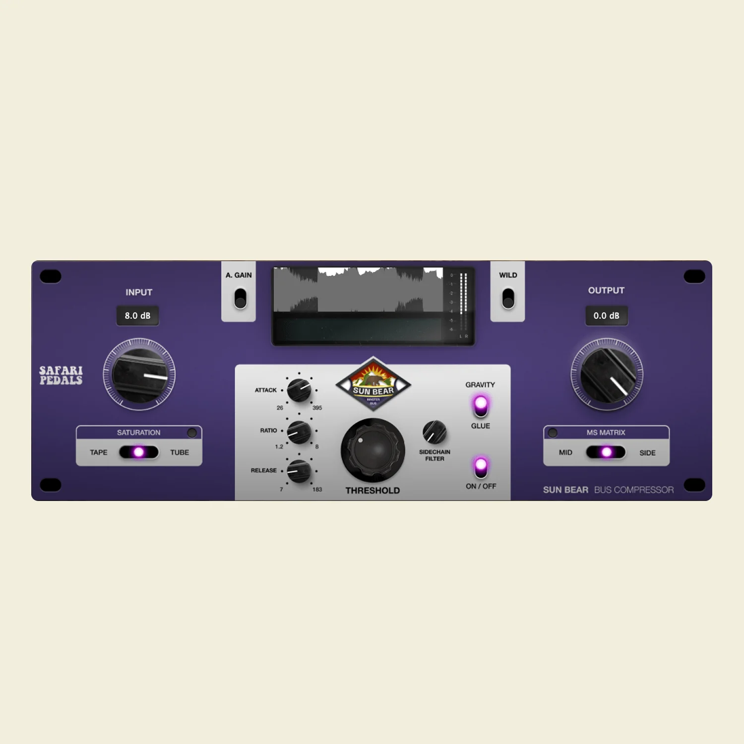 Safari Pedals Sun Bear - Mastering Grade bus compressor