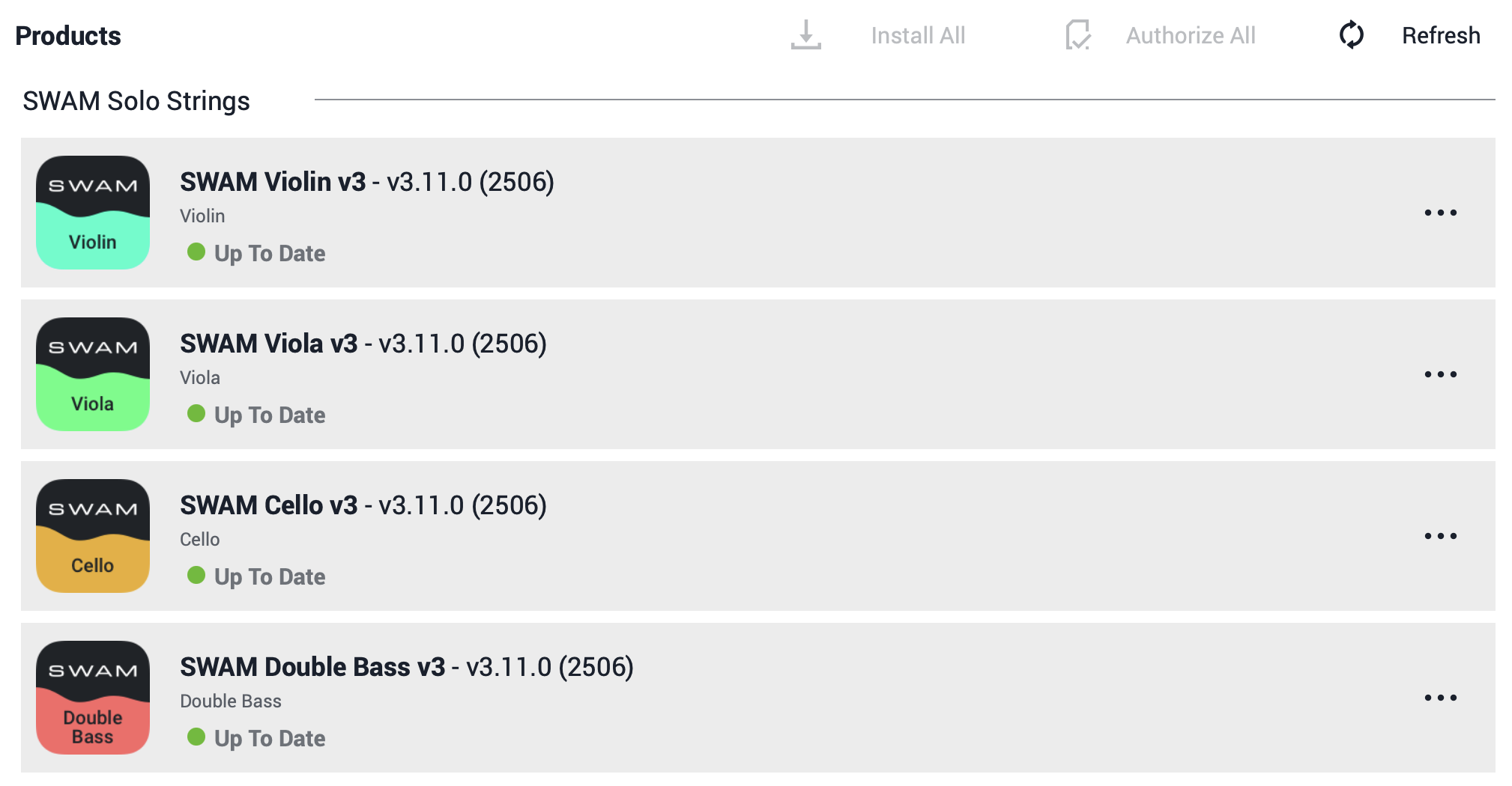 Audio Modeling SWAM Solo Strings 3 Bundle