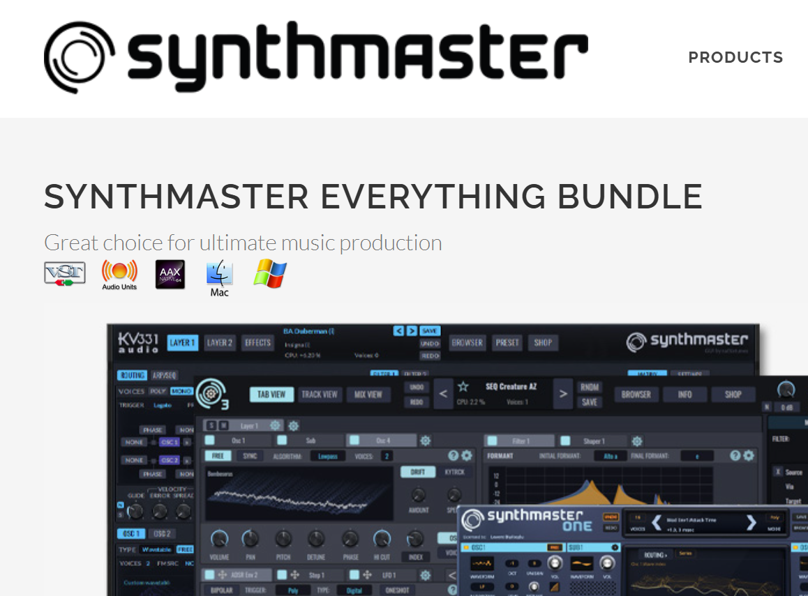 KV331 Synthmaster Everything Bundle