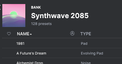 Arturia Synthwave 2085 - 128 Presets for Pigments