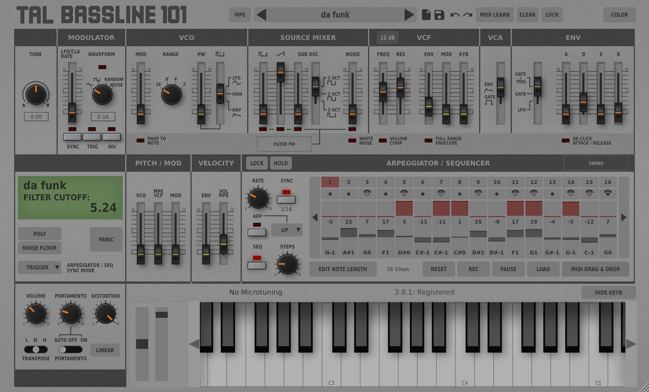 TAL-Togu Audio line Bassline-101