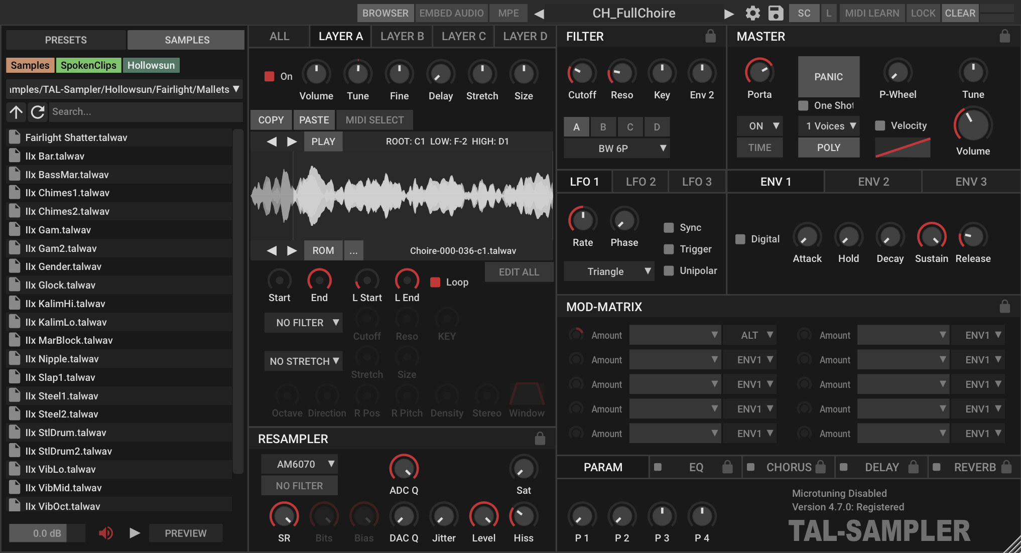 TAL-Togu Audio line TAL Sampler