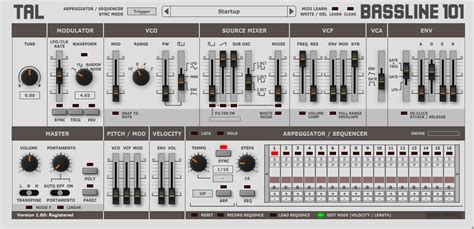 TAL-Togu Audio line TAL Bassline 101