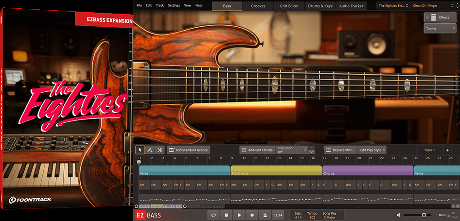 Toontrack The Eighties EBX - for EZbass