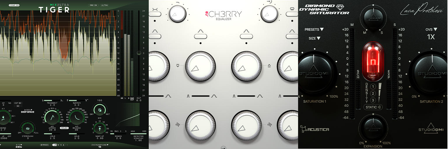 Acustica Audio Compressor-EQ-Saturator-Bunde