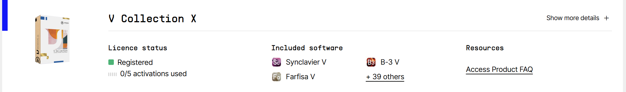 artuaria V collection X