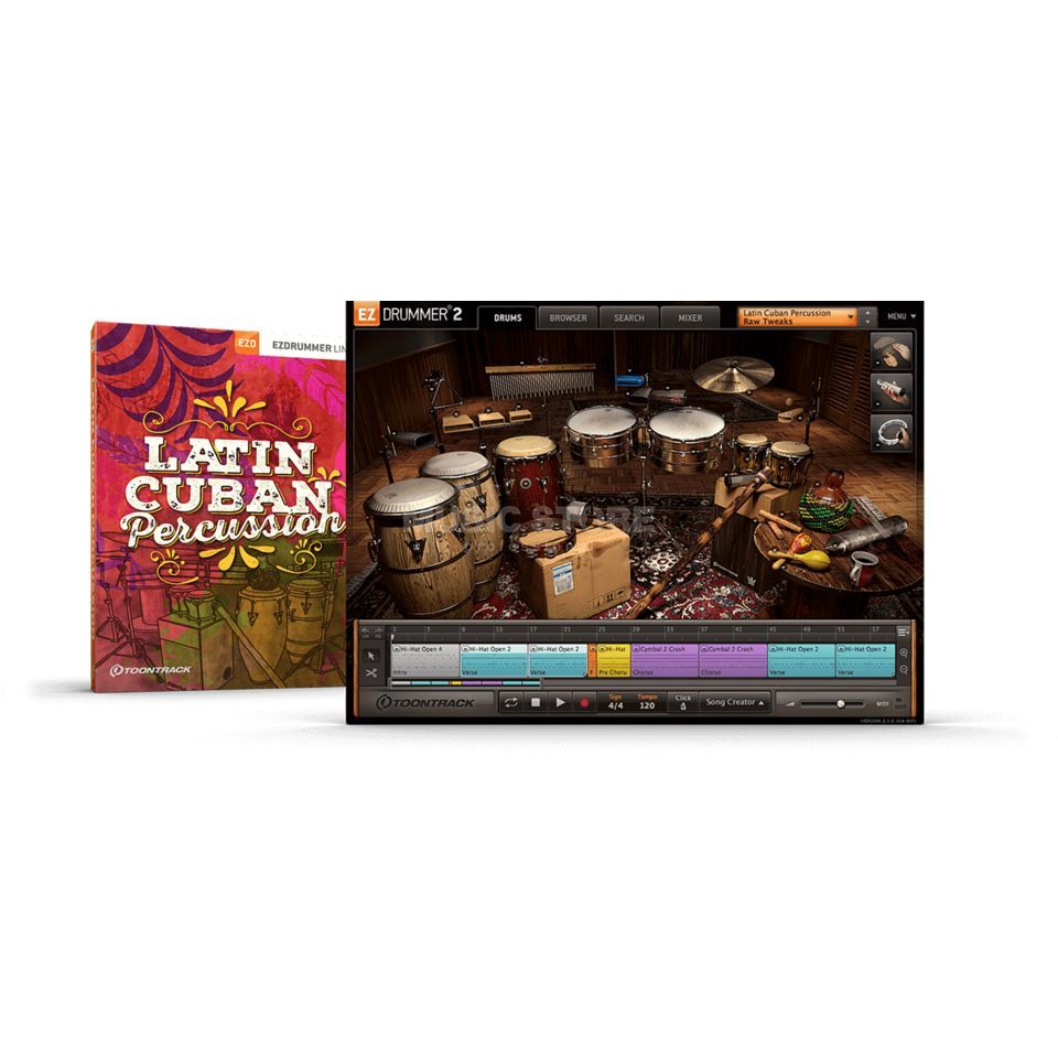 Toontrack EZX Latin Cuban Percussion (Last Version)