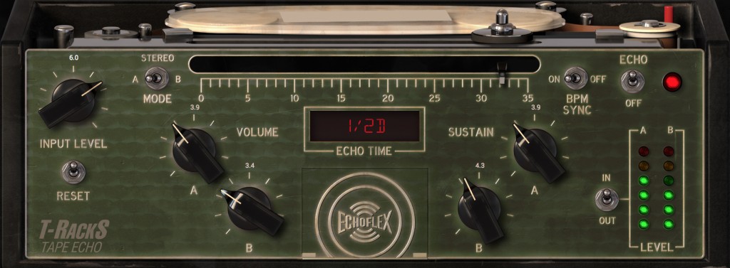 IK Multimedia T-RackS Tape Echo