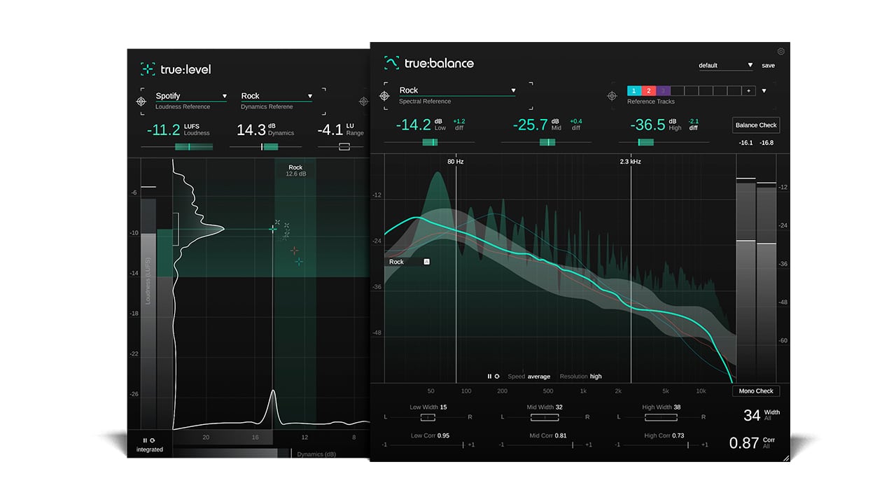 Sonible Metering Bundle true:balance and true:level