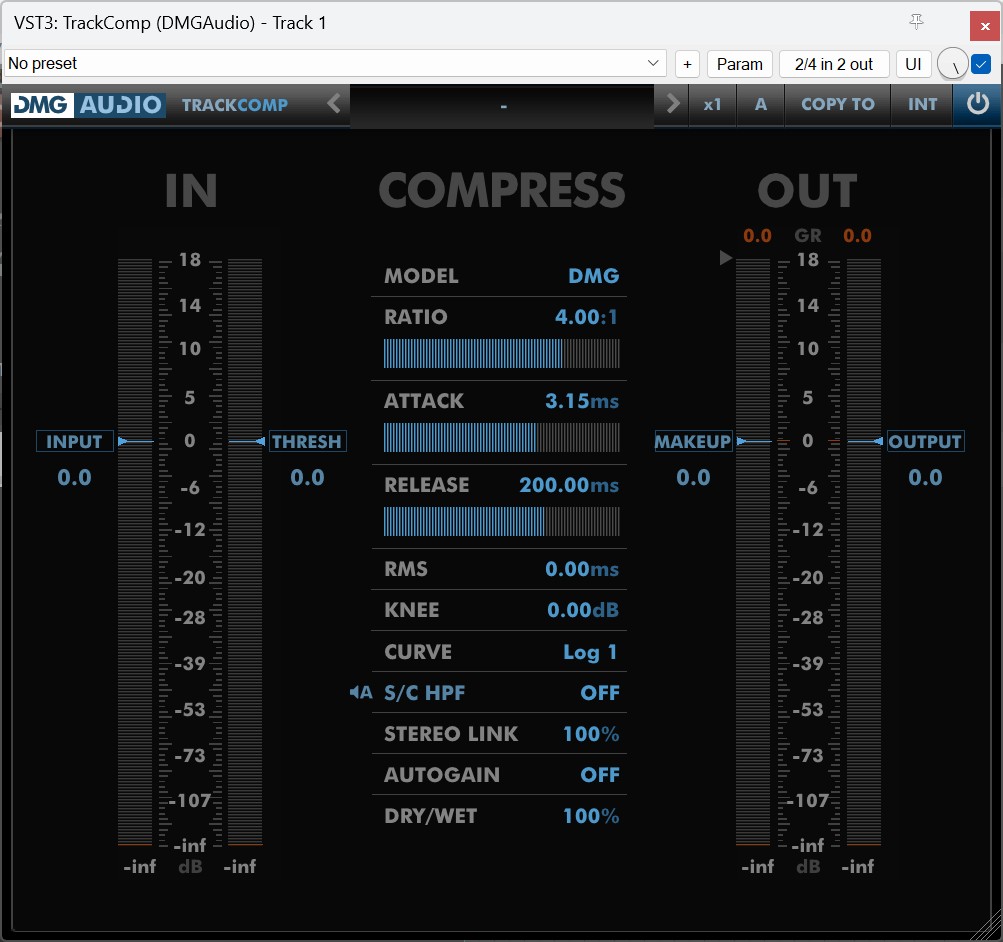 DMG Audio TrackComp 2