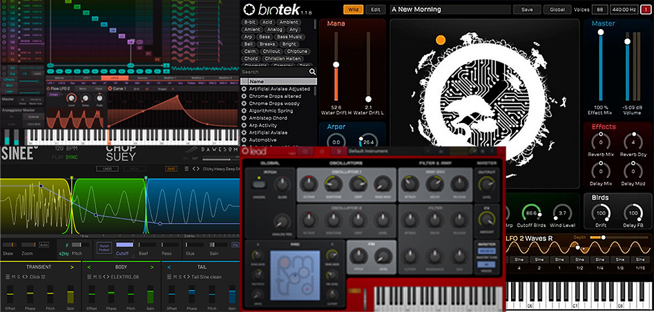 Tracktion 4 synths + Love