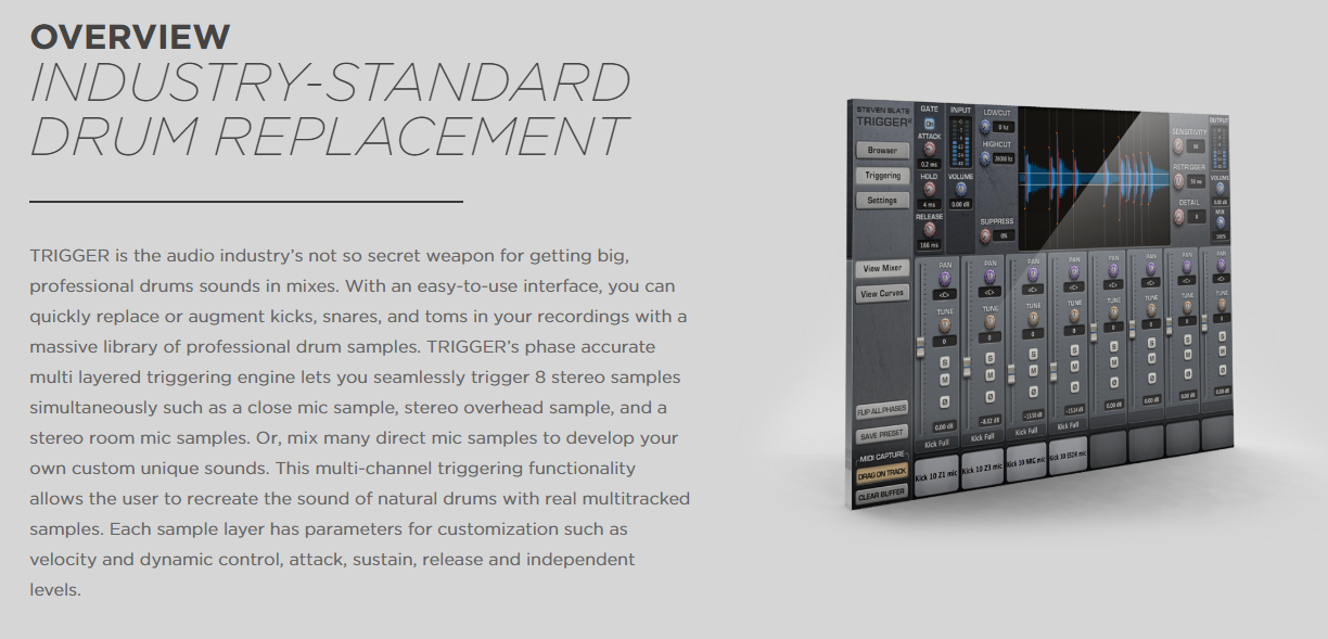 Steven Slate Audio Trigger 2 Platinum