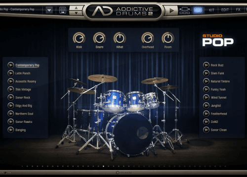 XLN Audio Studio Pop AD Pack