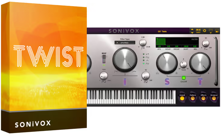 Sonivox Twist Spectral Morphing Synthesizer