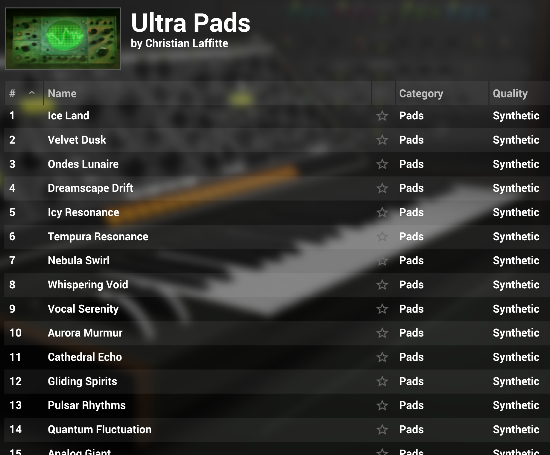AAS Applied Acoustics Systems Ultra Pads-VA3-soundset