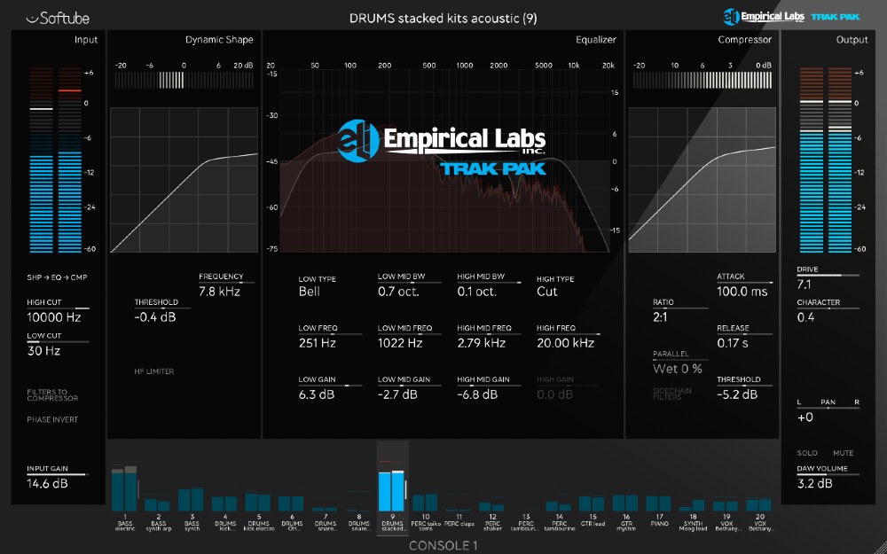 Softube Empirical Labs Trak Pak for Console 1