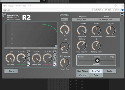 Exponential Audio R2 - two activations