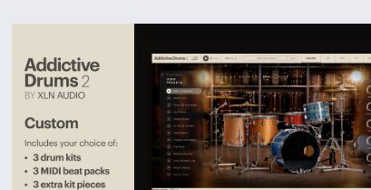 XLN Audio Addictive Drums 2: Custom Collection