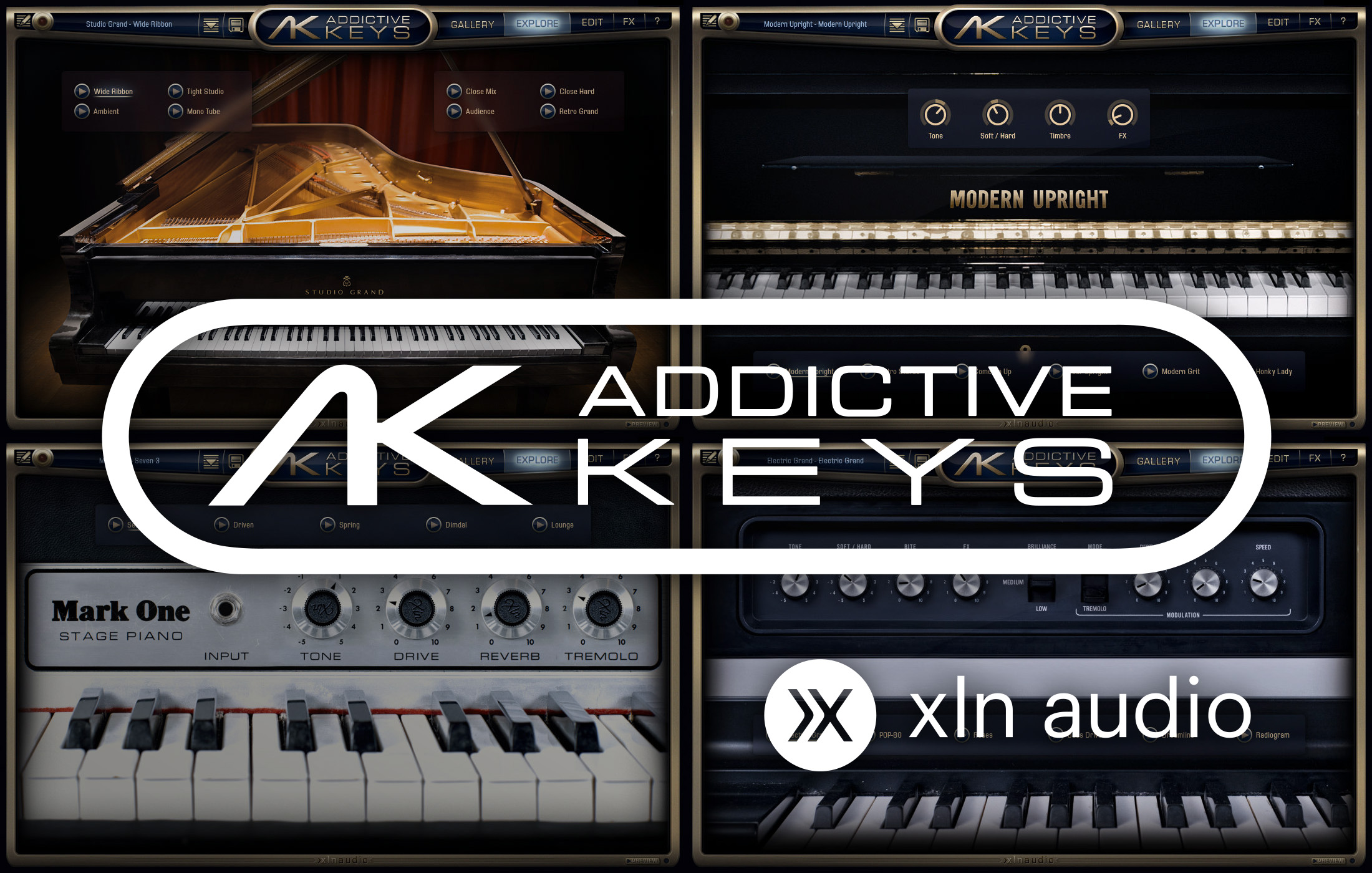 XLN Audio Two Addictive Keys instruments bundle