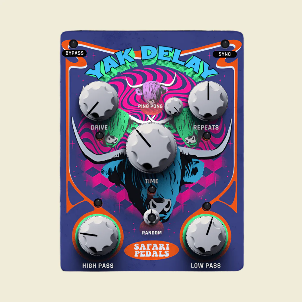 Safari Pedals Yak Delay - Wild delay w/Dan Mayo