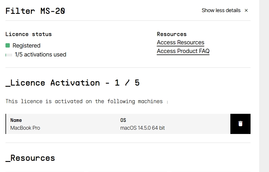 Arturia Filter Ms-20